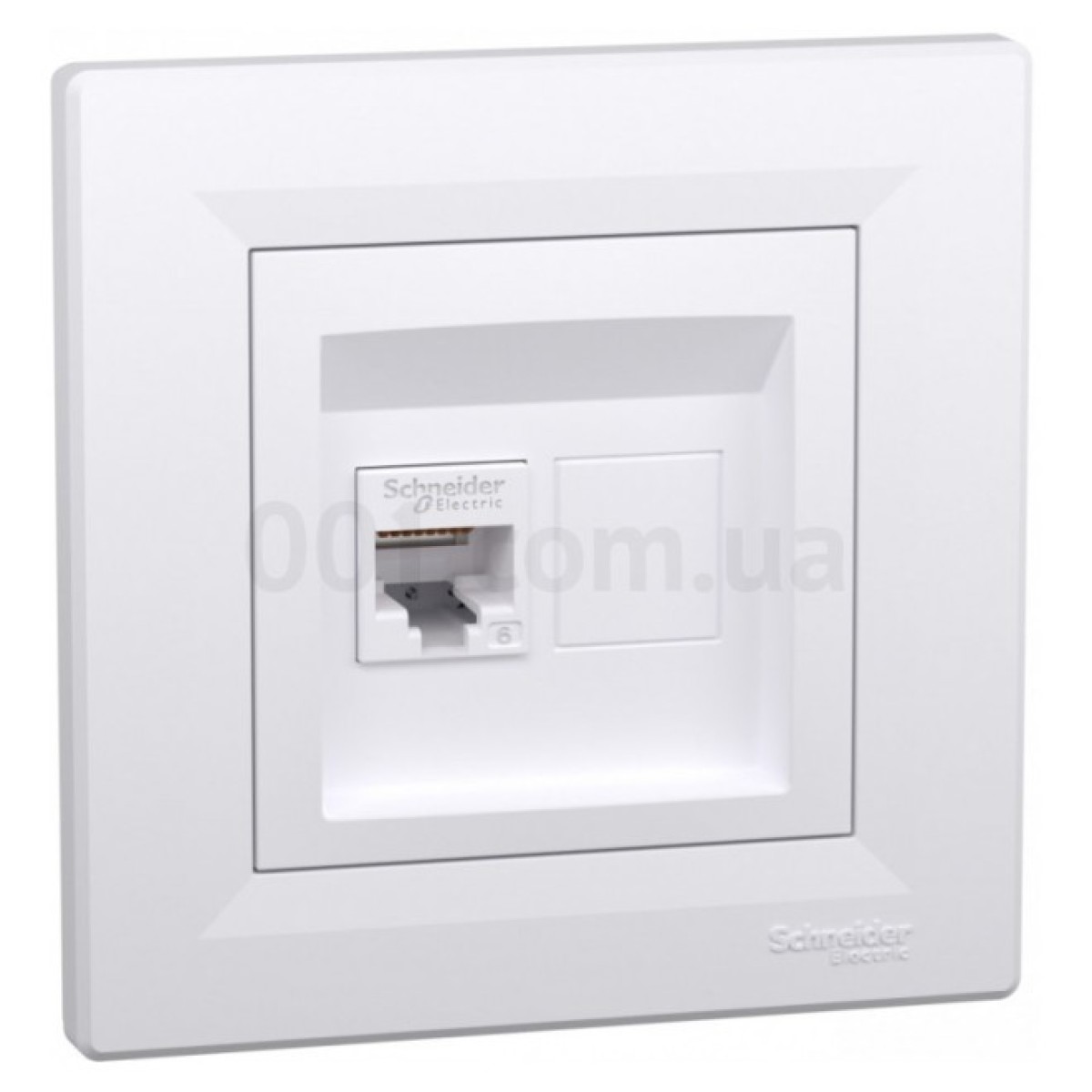 Розетка компьютерная (RJ45) кат.6 UTP Asfora белая, Schneider Electric 256_256.jpg