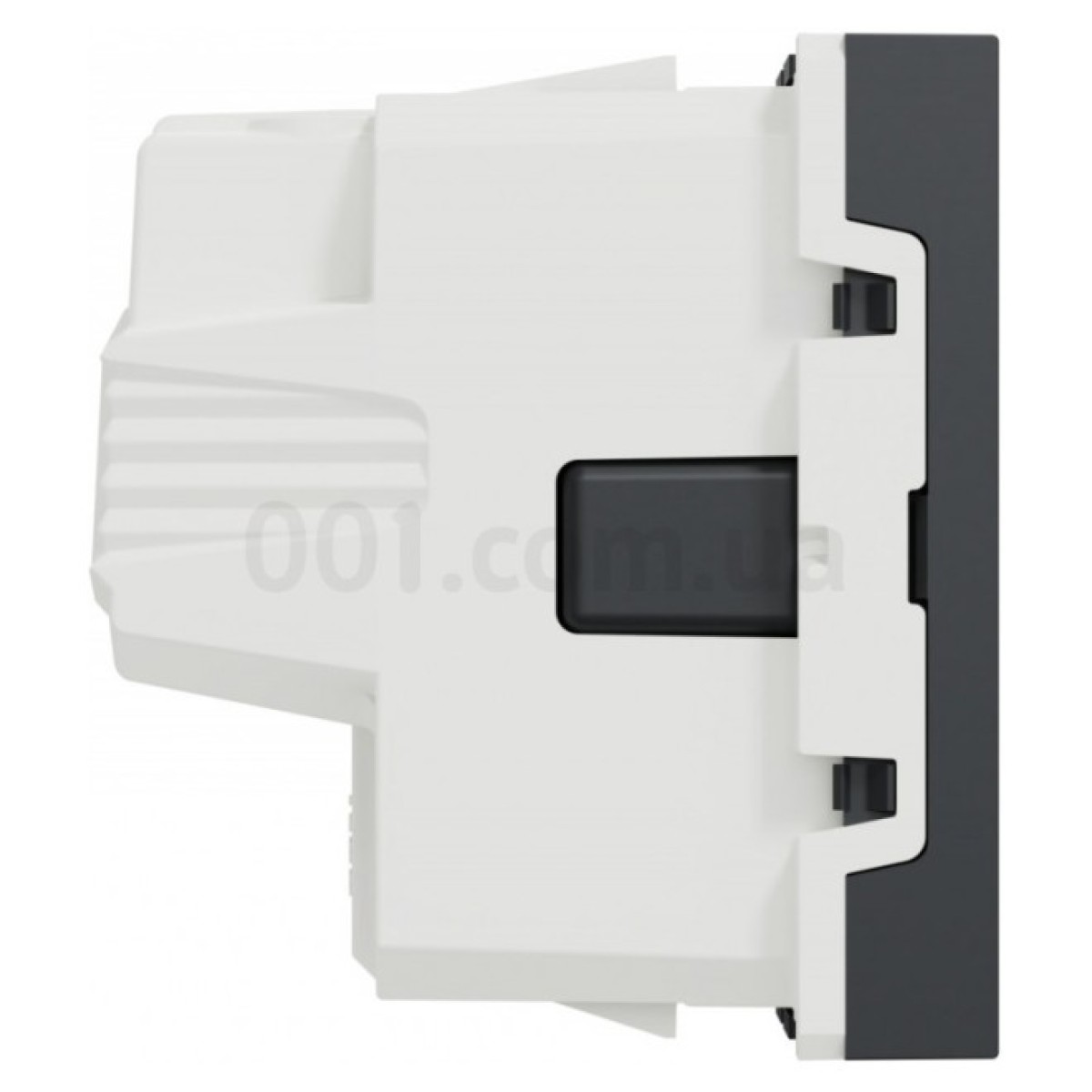 Розетка с з/к и шторками 16А (винтовые зажимы) Unica New антрацит, Schneider Electric 98_98.jpg - фото 3