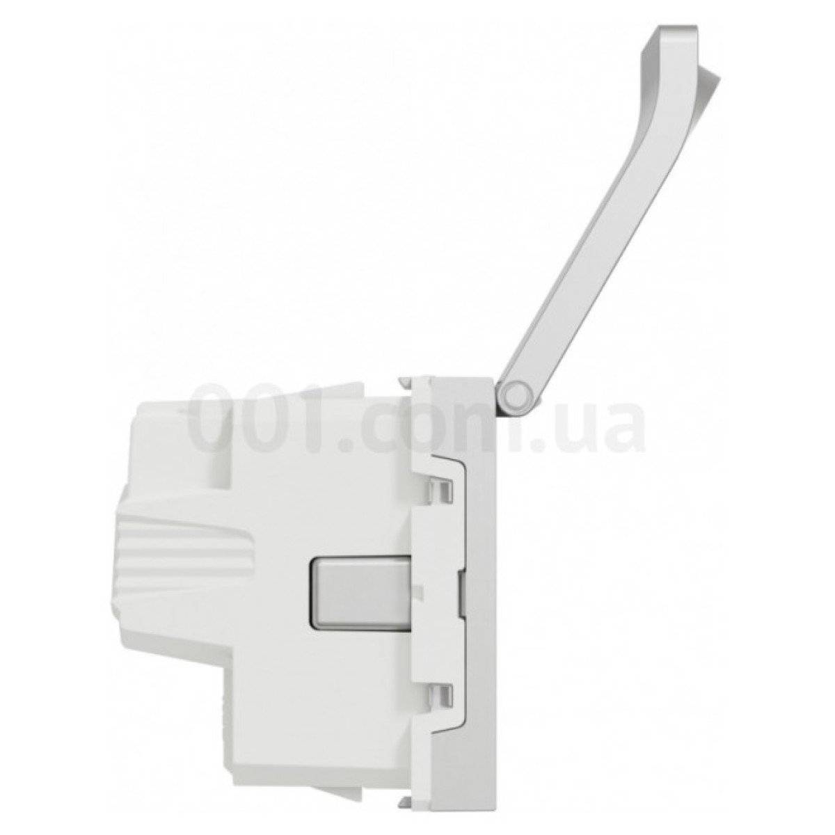 Розетка с з/к, шторками и крышкой 16А (винтовые зажимы) Unica New алюминий, Schneider Electric 98_98.jpg - фото 2
