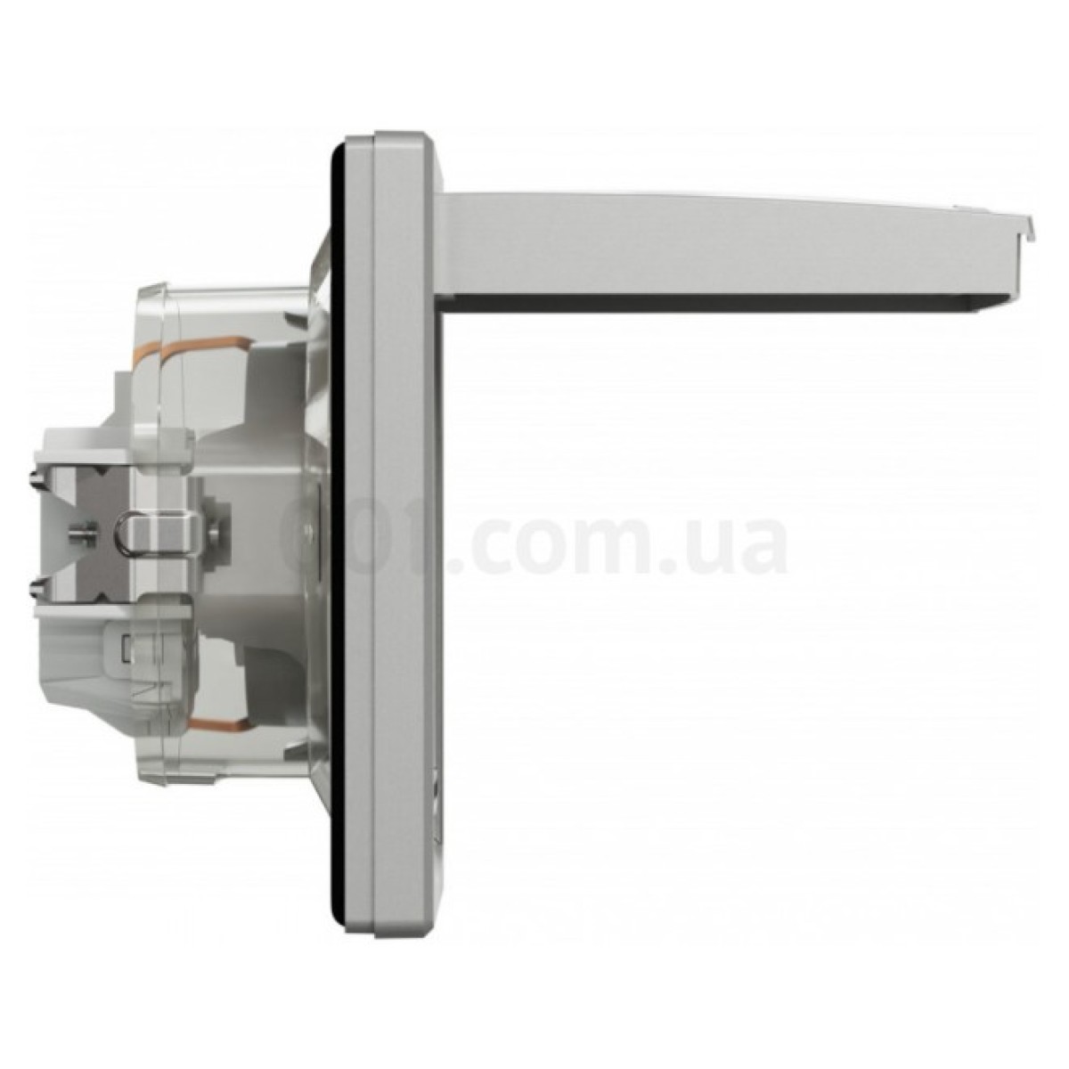 Розетка с з/к, защитными шторками и крышкой IP44 Asfora алюминий, Schneider Electric 98_98.jpg - фото 7