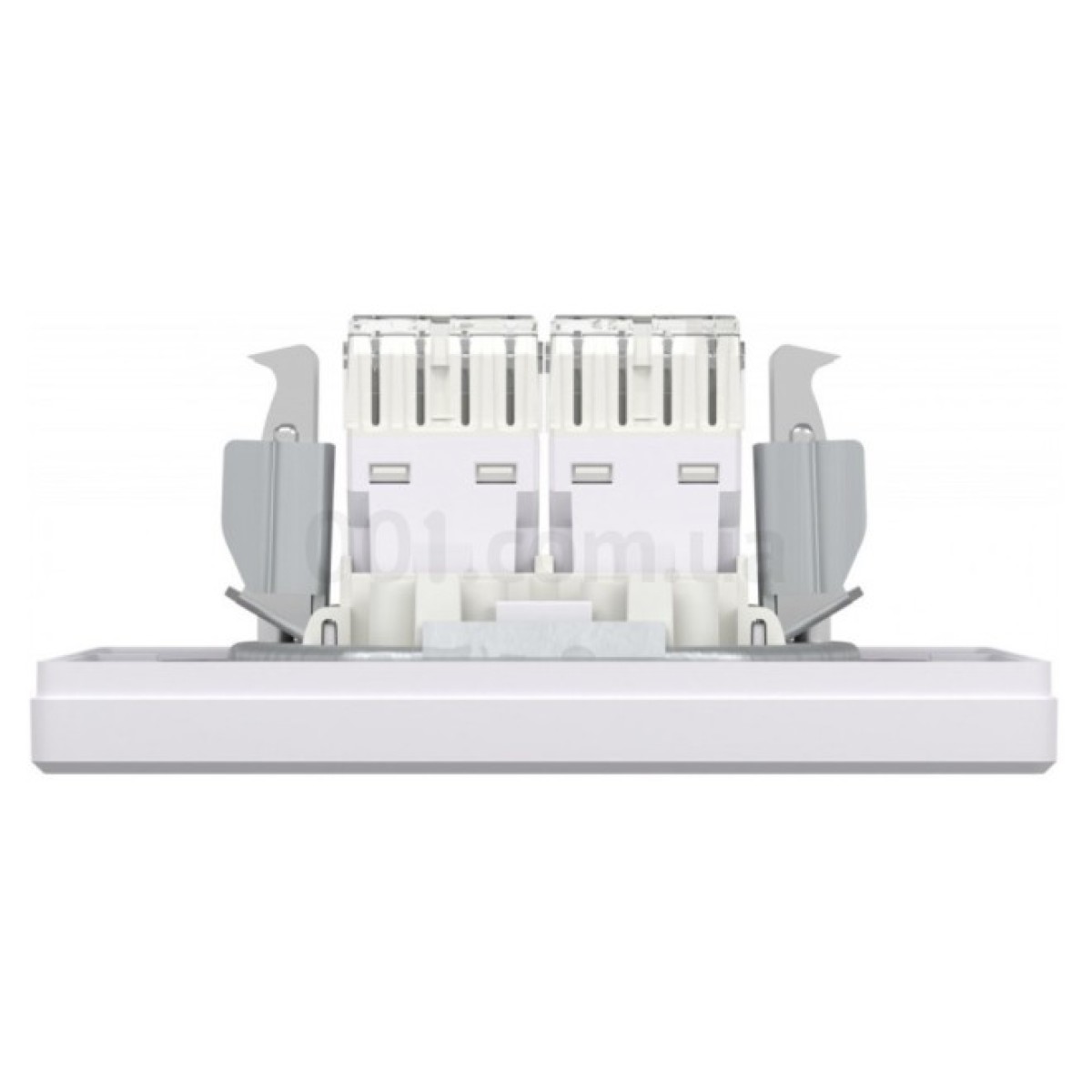 Розетка компьютерная (RJ45) кат.6 UTP двойная Asfora белая, Schneider Electric 98_98.jpg - фото 7