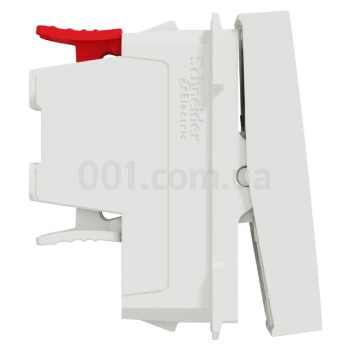 Переключатель перекрестный 1-клавишный (1 модуль) 10А Unica New белый, Schneider Electric 98_98.jpg - фото 2