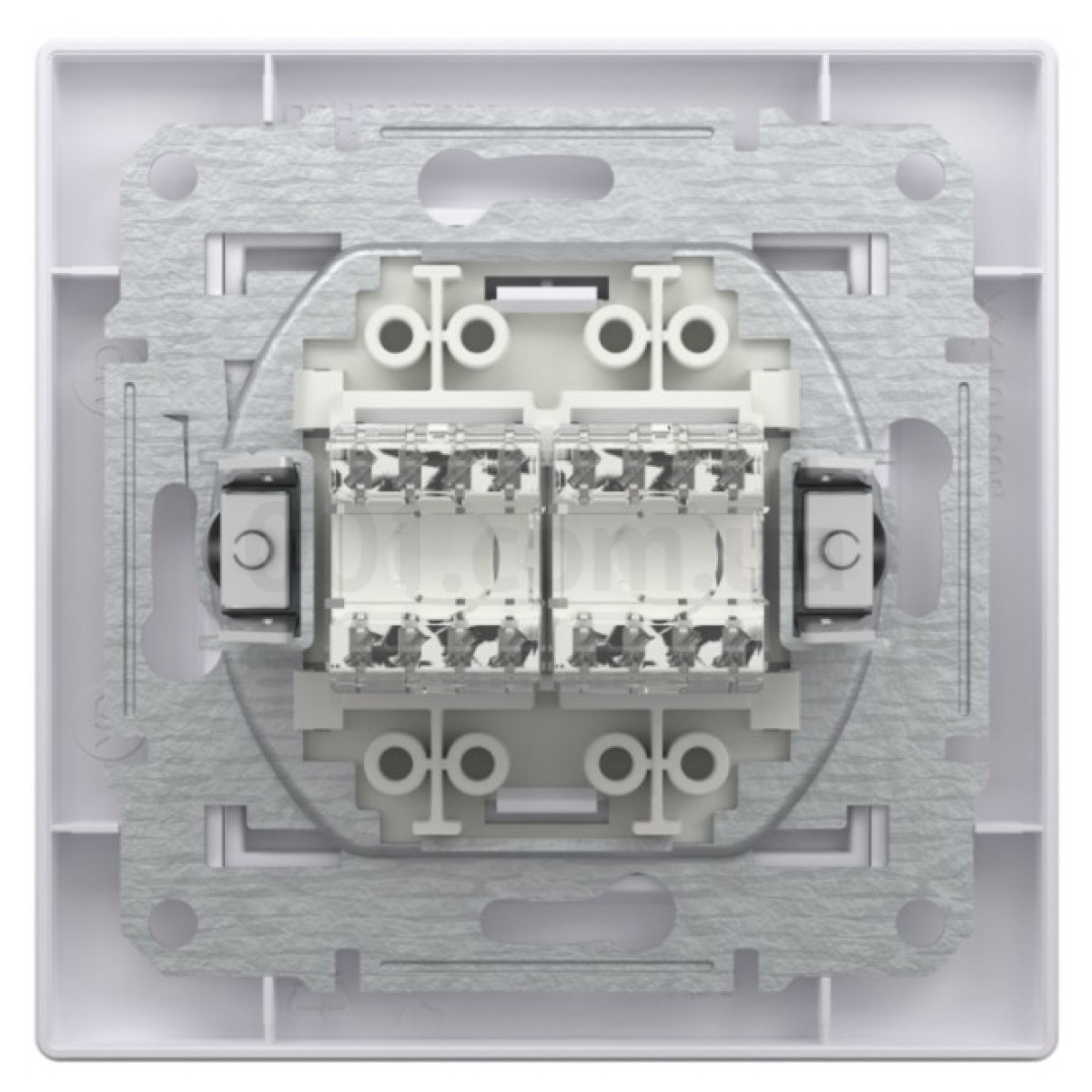 Розетка компьютерная (RJ45) кат.6 UTP двойная Asfora белая, Schneider Electric 98_98.jpg - фото 8