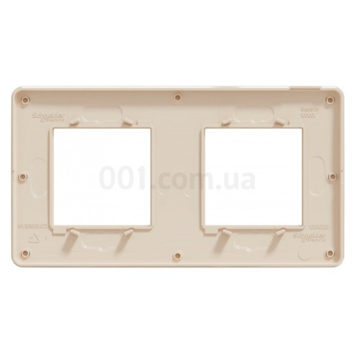 Рамка 2-постовая Unica Studio бежевая/бежевая, Schneider Electric 98_98.jpg - фото 4