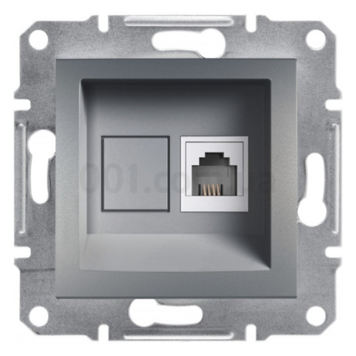 Розетка телефонная (RJ11) Asfora сталь, Schneider Electric 256_256.jpg