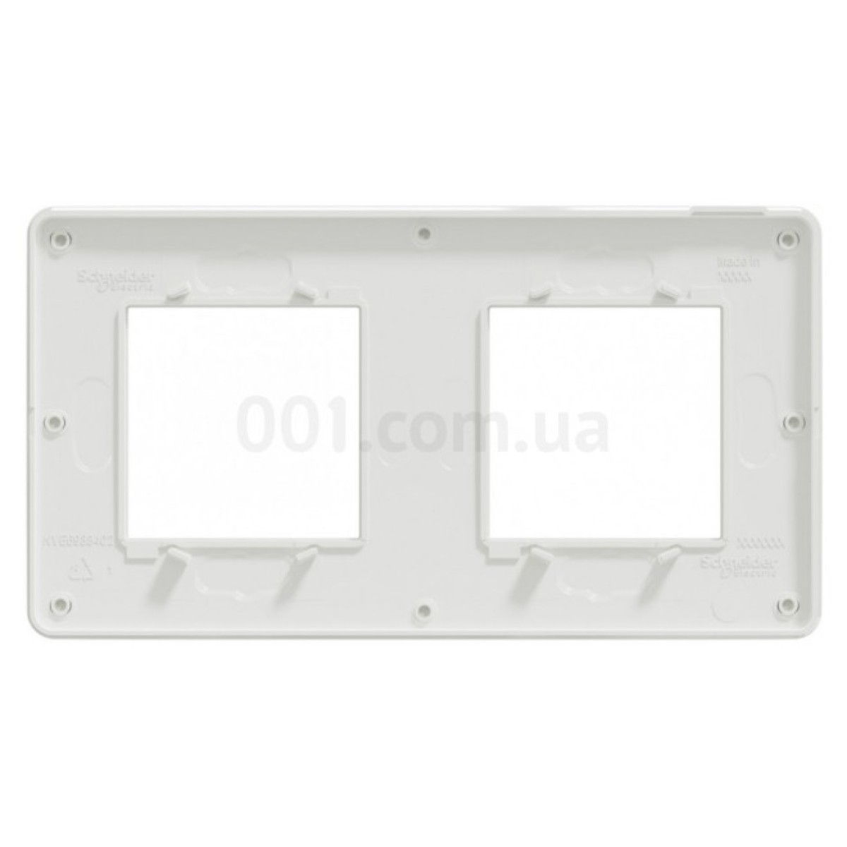 Рамка 2-постовая Unica Studio белая/белая, Schneider Electric 98_98.jpg - фото 6