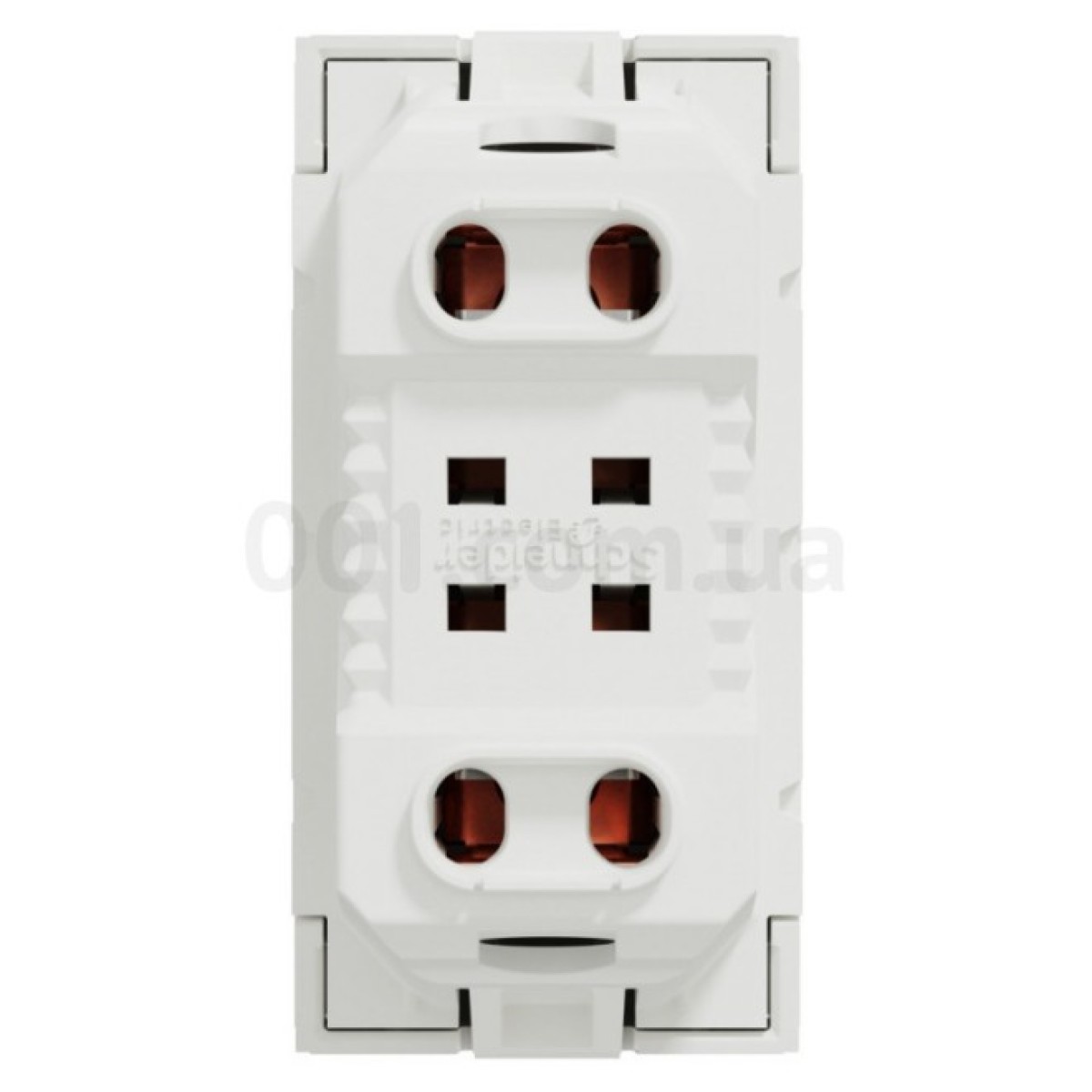 Розетка без з/к с шторками 16А 1 модуль (винтовые зажимы) Unica New белая, Schneider Electric 98_98.jpg - фото 4