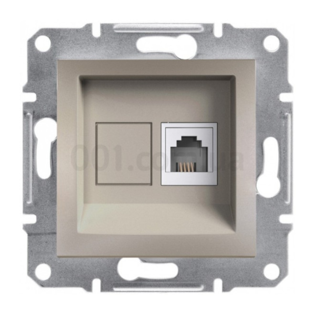Розетка телефонная (RJ11) Asfora бронза, Schneider Electric 256_256.jpg
