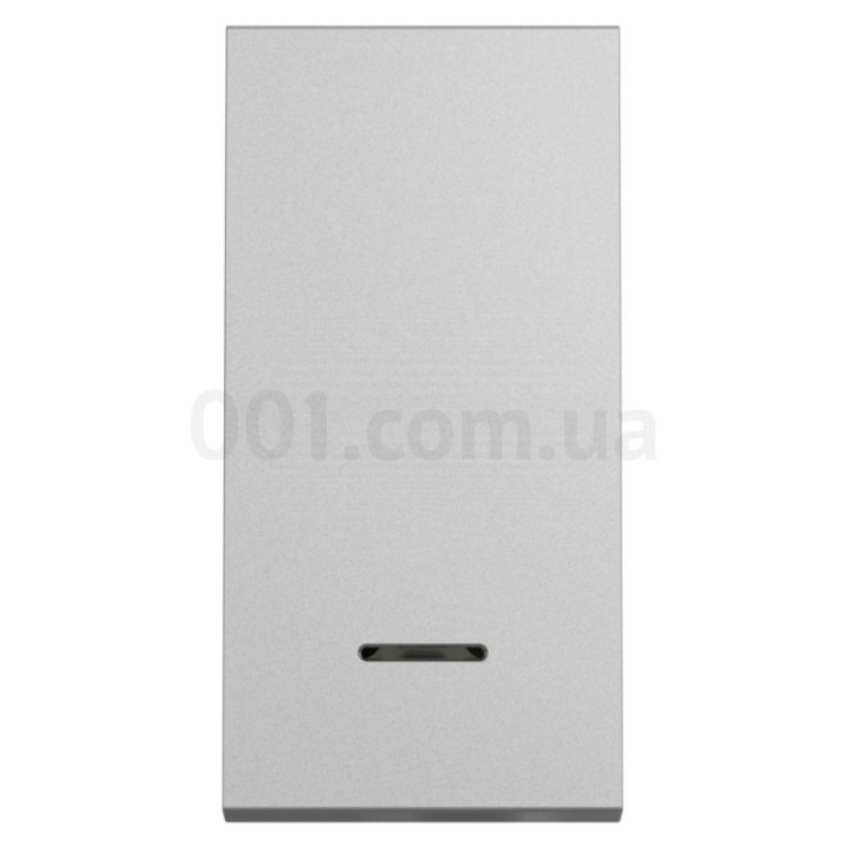 Переключатель 1-клавишный с нейтралью (1 модуль) 10А Unica New алюминий, Schneider Electric 98_98.jpg - фото 2