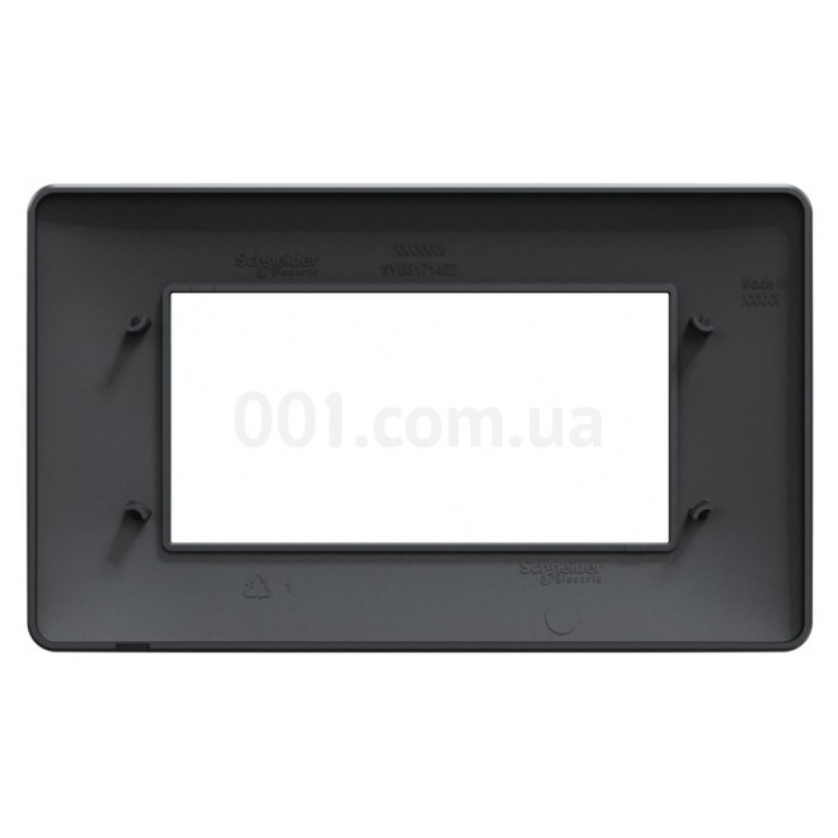 Рамка 4-модульная Unica Studio антрацит, Schneider Electric 98_98.jpg - фото 7