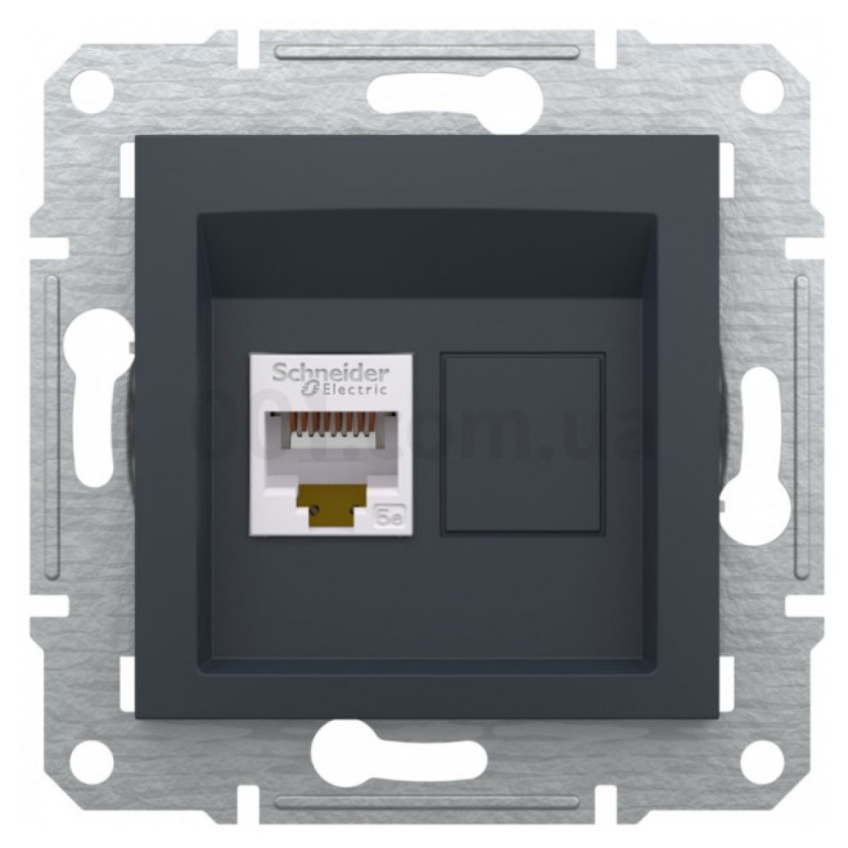 Розетка компьютерная (RJ45) кат.5e STP Asfora антрацит, Schneider Electric 98_98.jpg - фото 8
