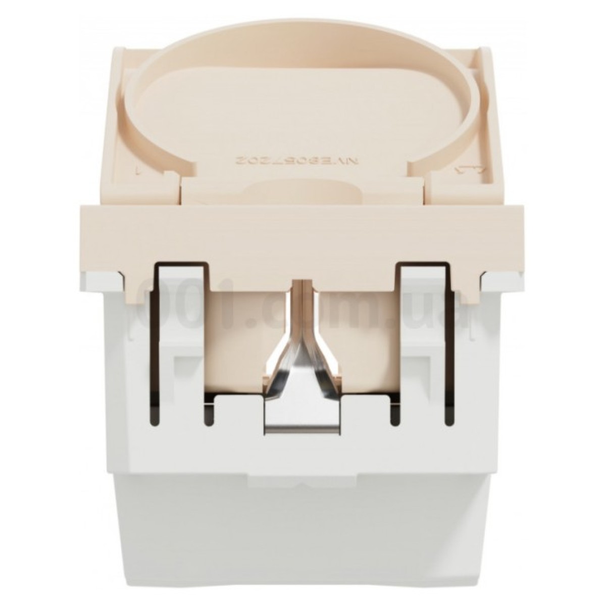 Розетка с з/к, шторками и крышкой 16А (винтовые зажимы) Unica New бежевая, Schneider Electric 98_98.jpg - фото 5