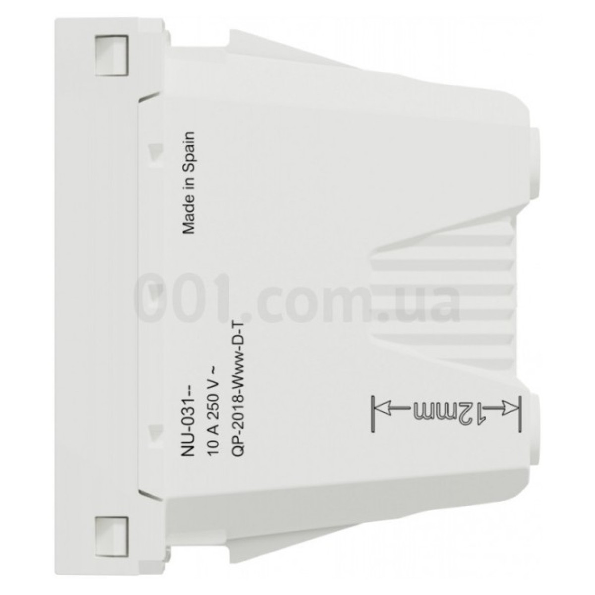 Розетка без з/к с шторками 16А 1 модуль (винтовые зажимы) Unica New белая, Schneider Electric 98_98.jpg - фото 5