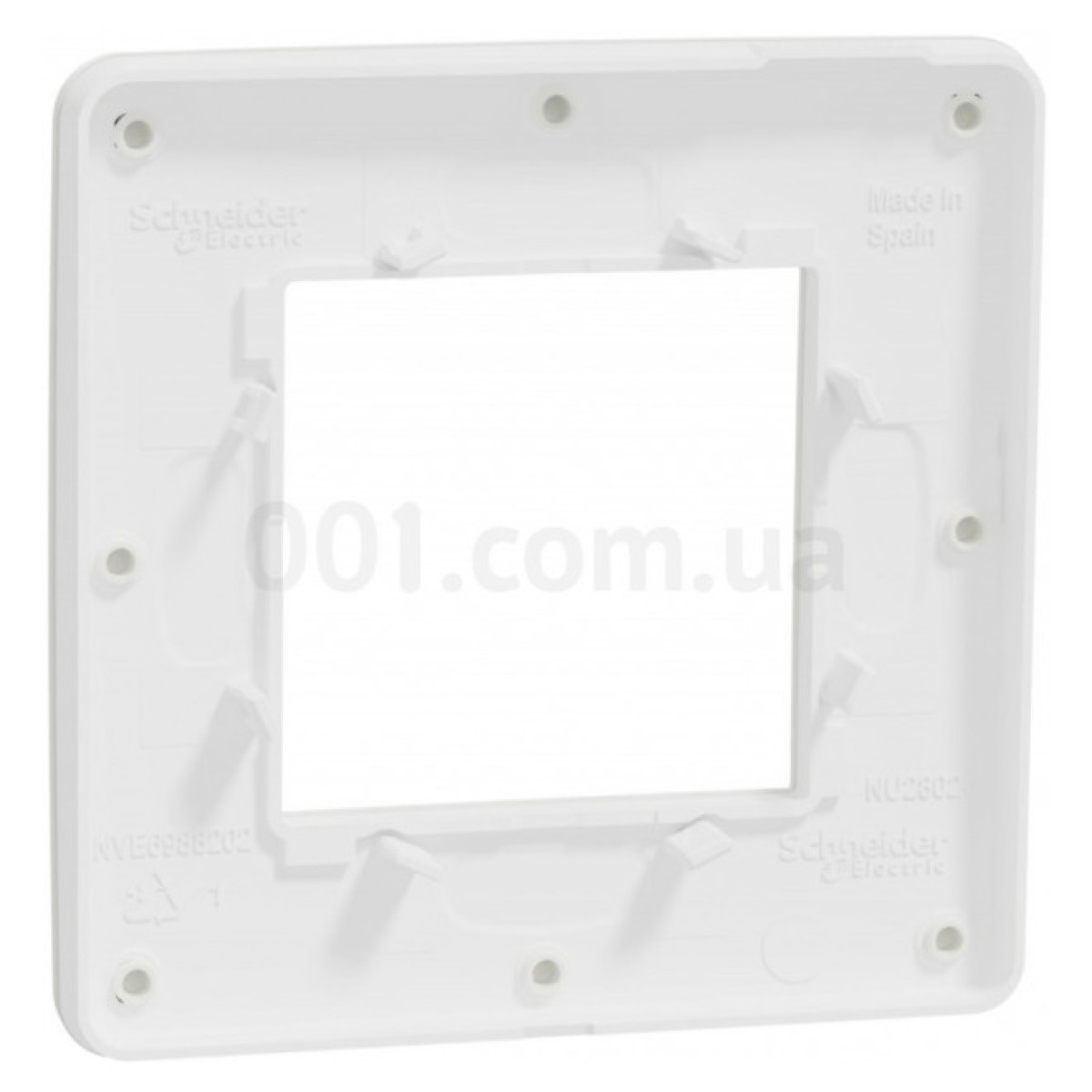 Рамка 1-постовая Unica Studio белая/белая, Schneider Electric 98_98.jpg - фото 7