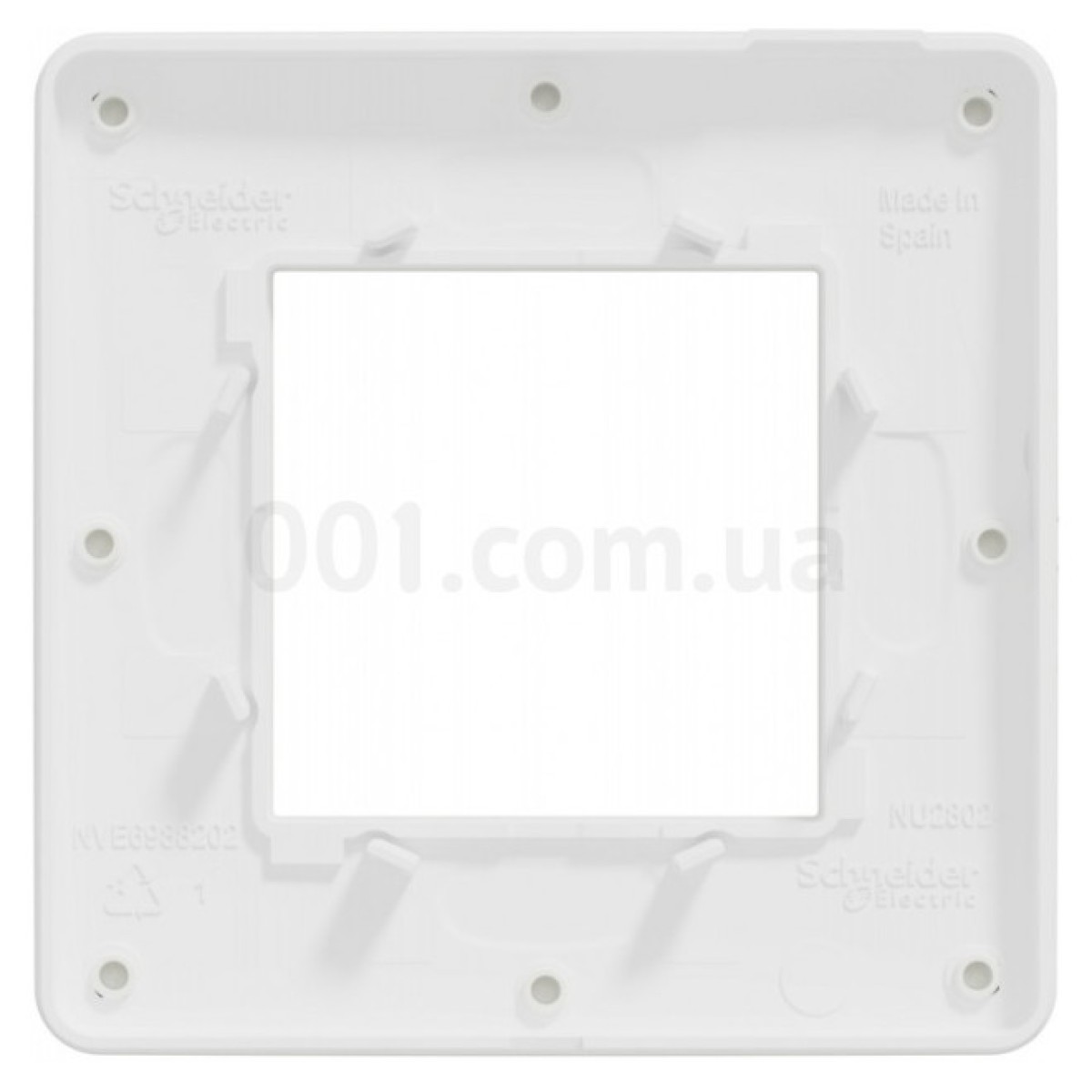 Рамка 1-постовая Unica Studio белая/белая, Schneider Electric 98_98.jpg - фото 8