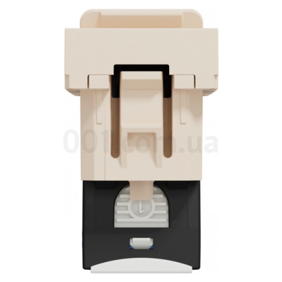 Розетка компьютерная RJ45 кат.5 UTP (1 модуль) Unica New бежевая, Schneider Electric 98_98.jpg - фото 4