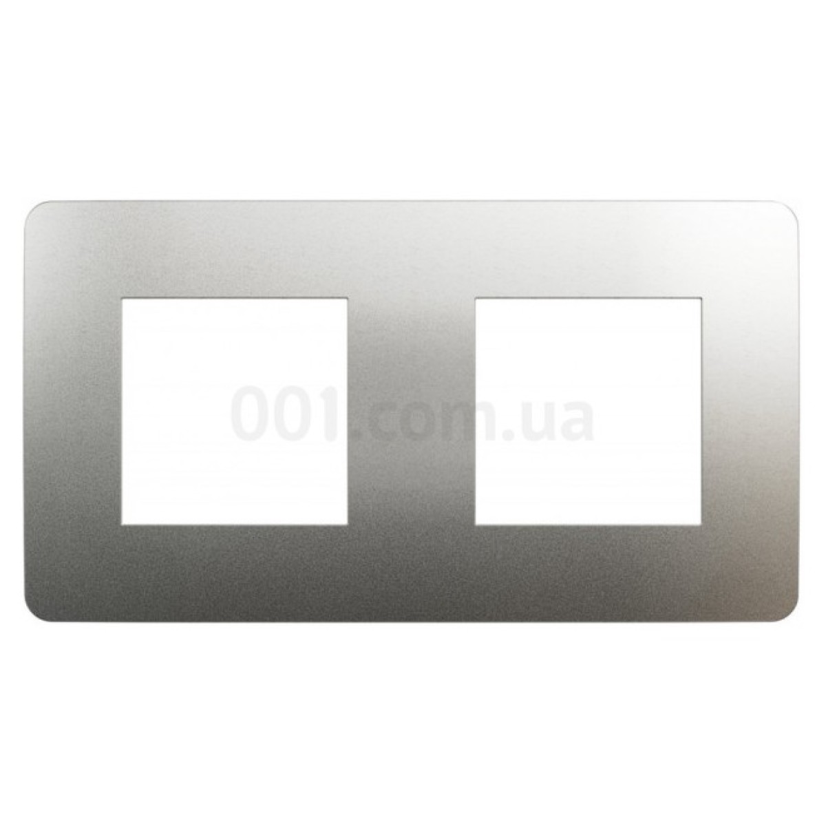 Рамка 2-постовая Unica Studio матовый хром/белая, Schneider Electric 98_98.jpg - фото 6