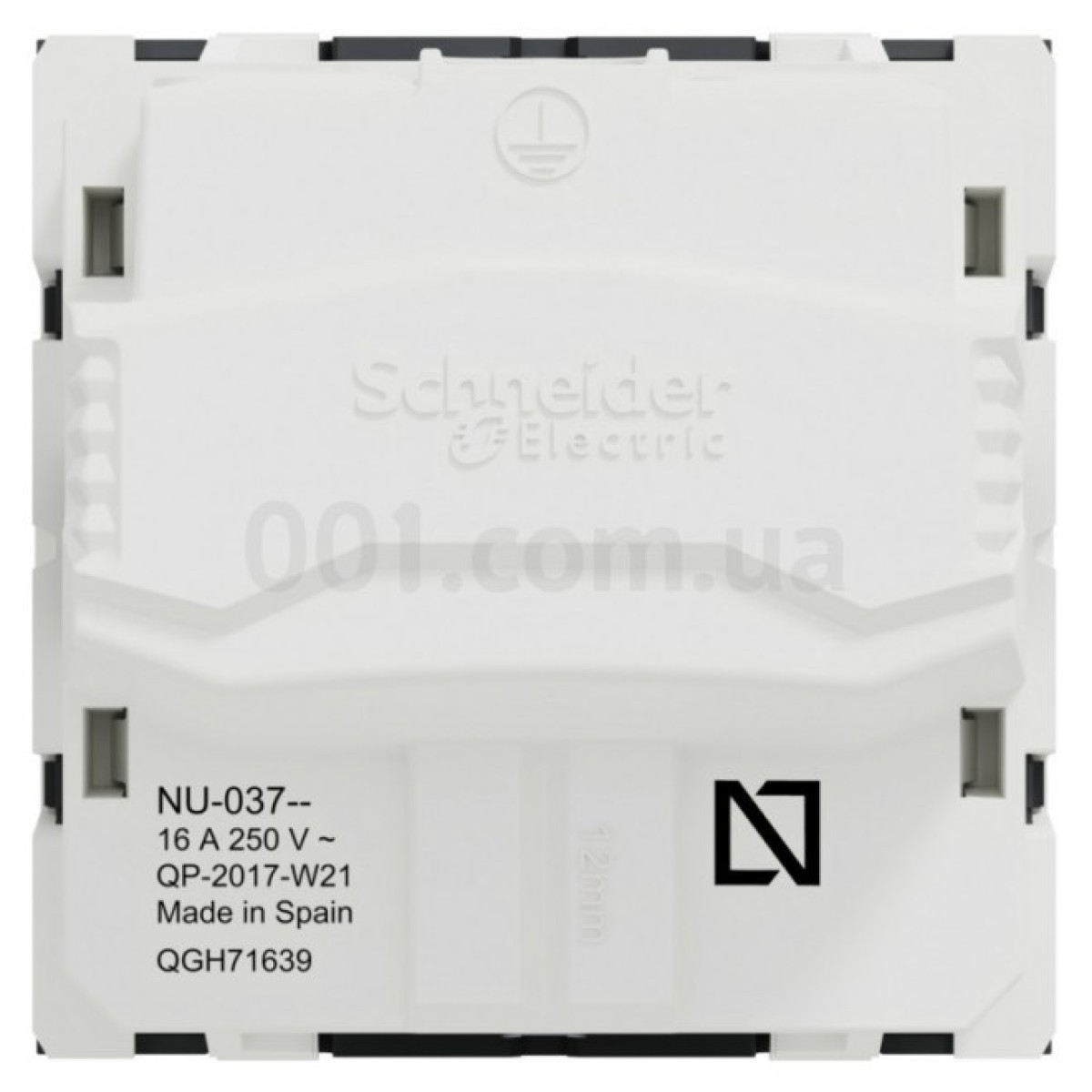 Розетка с з/к и шторками 16А (винтовые зажимы) Unica New антрацит, Schneider Electric 98_98.jpg - фото 5