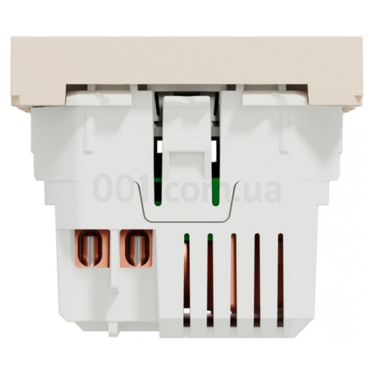 Розетка USB 2.0 двойная 2.1А тип A+A (2 модуля) Unica New бежевая, Schneider Electric 98_98.jpg - фото 4