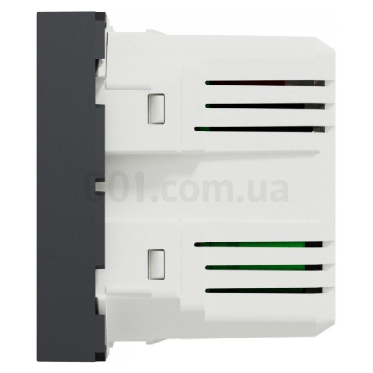 Двойная USB розетка тип A+C Unica New антрацит, Schneider Electric 98_98.jpg - фото 8