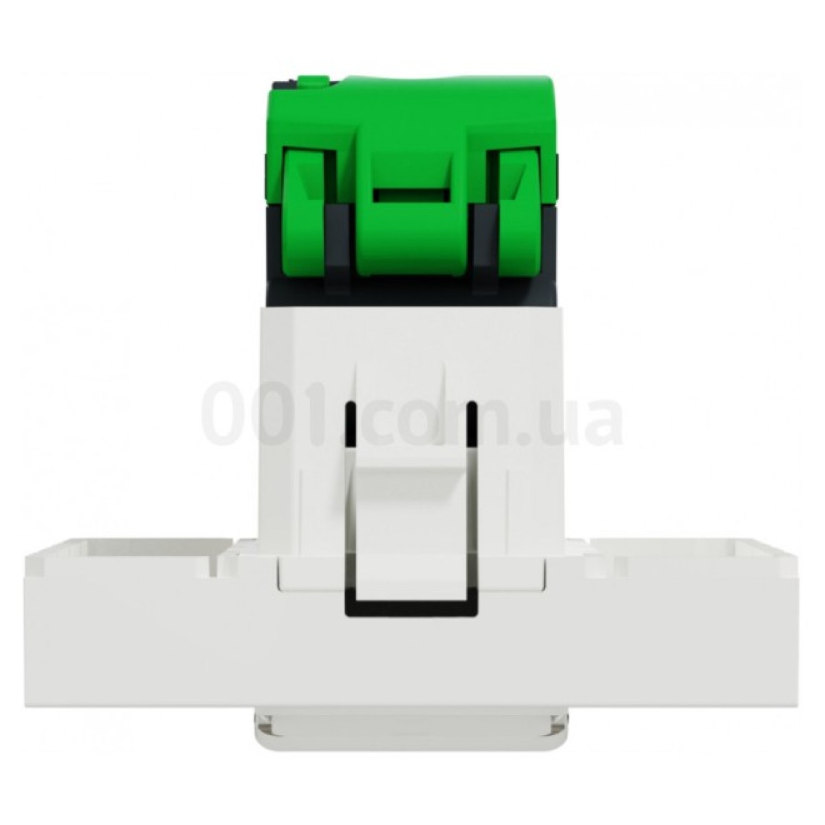 Розетка компьютерная RJ45 кат.5 STP (2 модуля) Unica New белая, Schneider Electric 98_98.jpg - фото 3