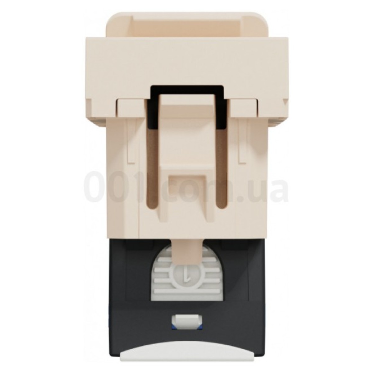 Розетка компьютерная RJ45 кат.6 UTP (1 модуль) Unica New бежевая, Schneider Electric 98_98.jpg - фото 6