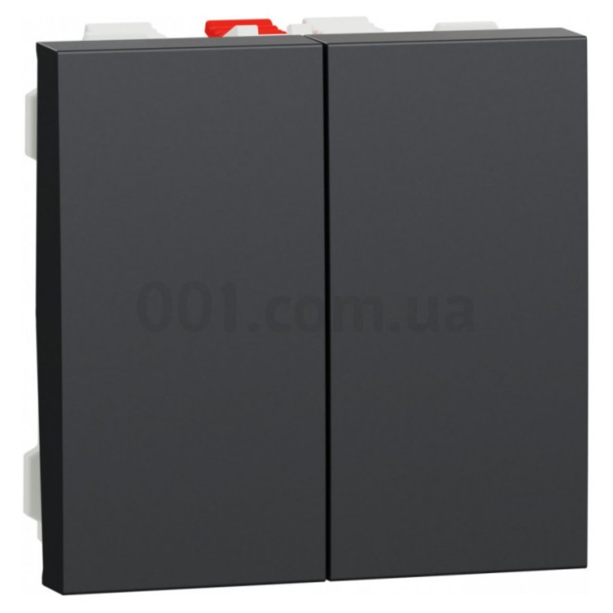 Переключатель 2-клавишный (2 модуля) 10А Unica New антрацит, Schneider Electric 256_256.jpg