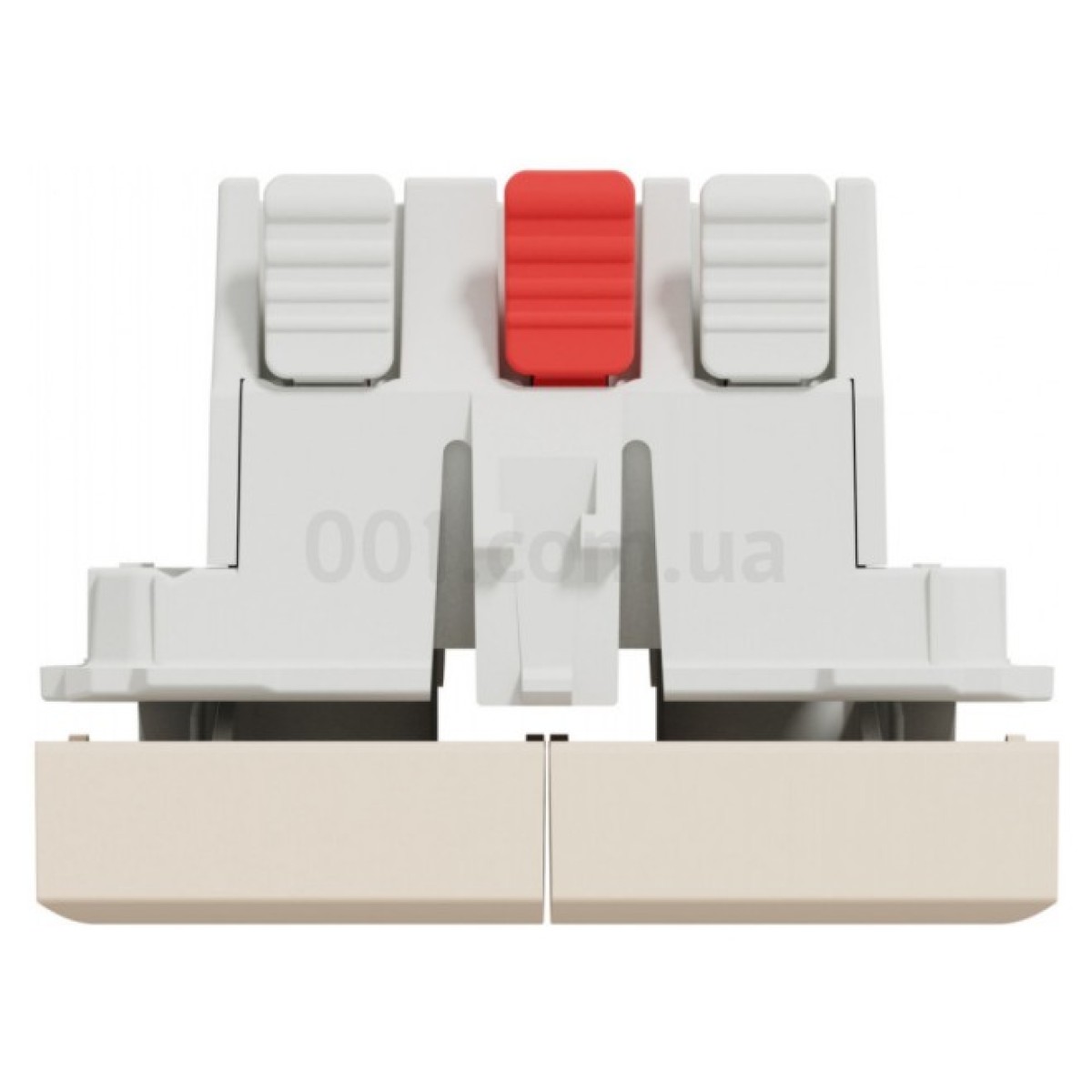 Выключатель 2-клавишный (2 модуля) 10А Unica New бежевый, Schneider Electric 98_98.jpg - фото 4