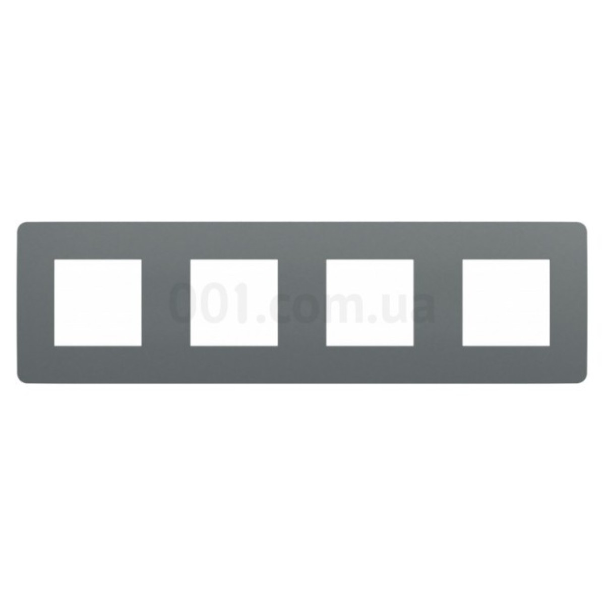 Рамка 4-постовая Unica Studio дымчато-серая/антрацит, Schneider Electric 98_98.jpg - фото 6