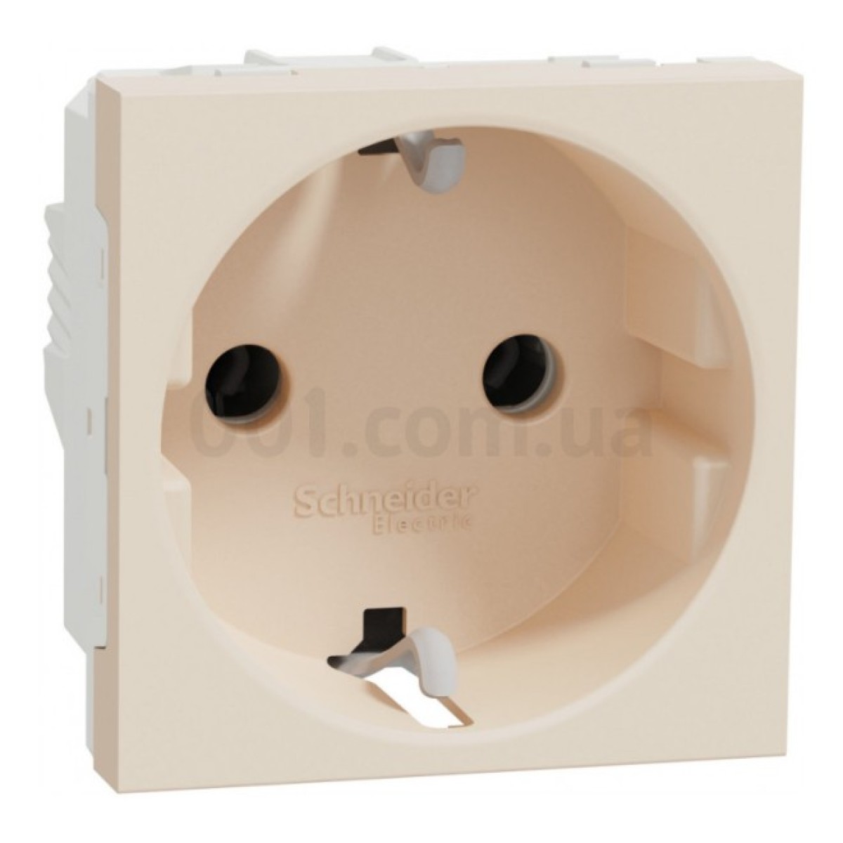 Розетка с з/к без шторок 16А (винтовые зажимы) Unica New бежевая, Schneider Electric 256_256.jpg