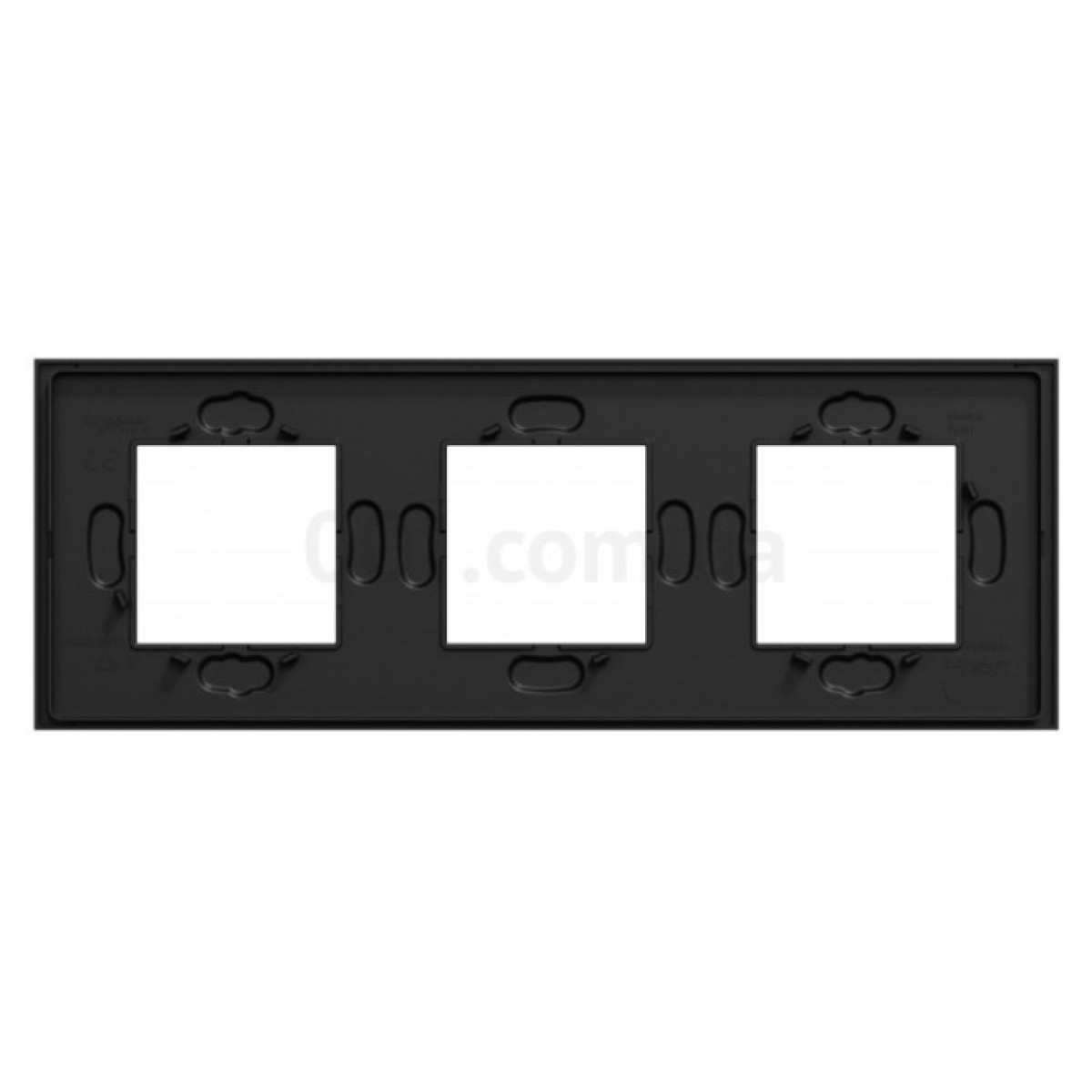 Рамка 3-постовая Unica Deco Material каучук, Schneider Electric 98_98.jpg - фото 2