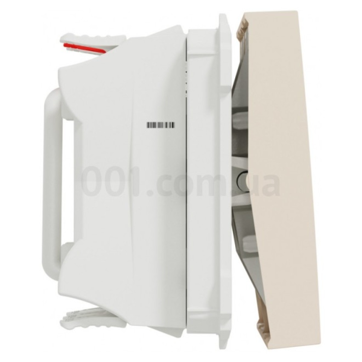 Переключатель 2-клавишный (2 модуля) 10А Unica New бежевый, Schneider Electric 98_98.jpg - фото 4