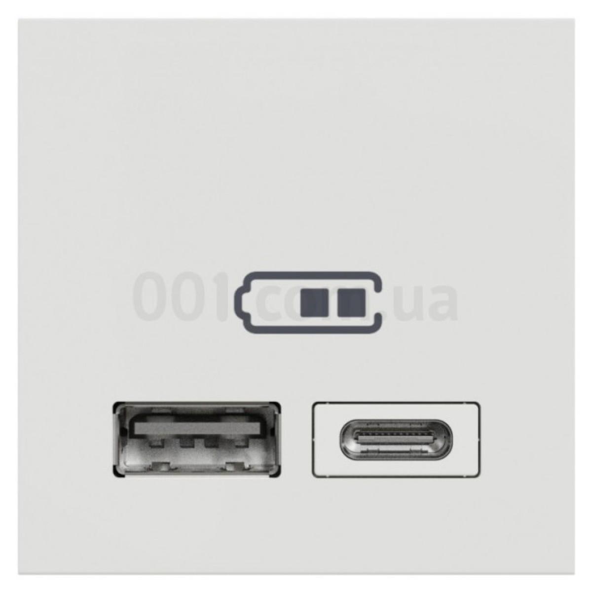 Двойная USB розетка тип A+C Unica New белая, Schneider Electric 98_98.jpg - фото 8