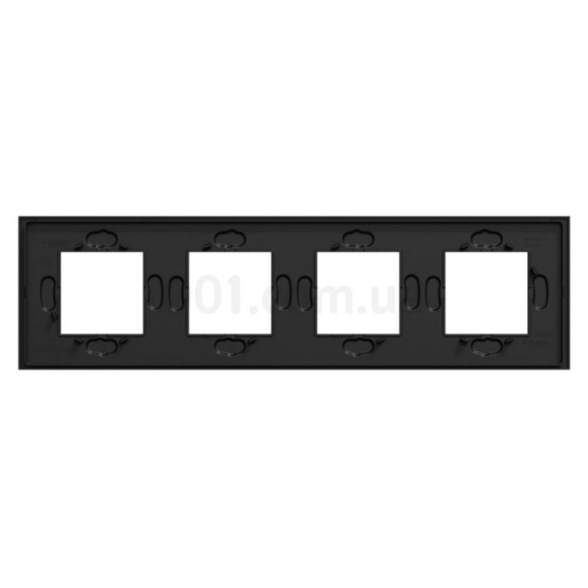 Рамка 4-постовая Unica Deco Material каучук, Schneider Electric 98_98.jpg - фото 4