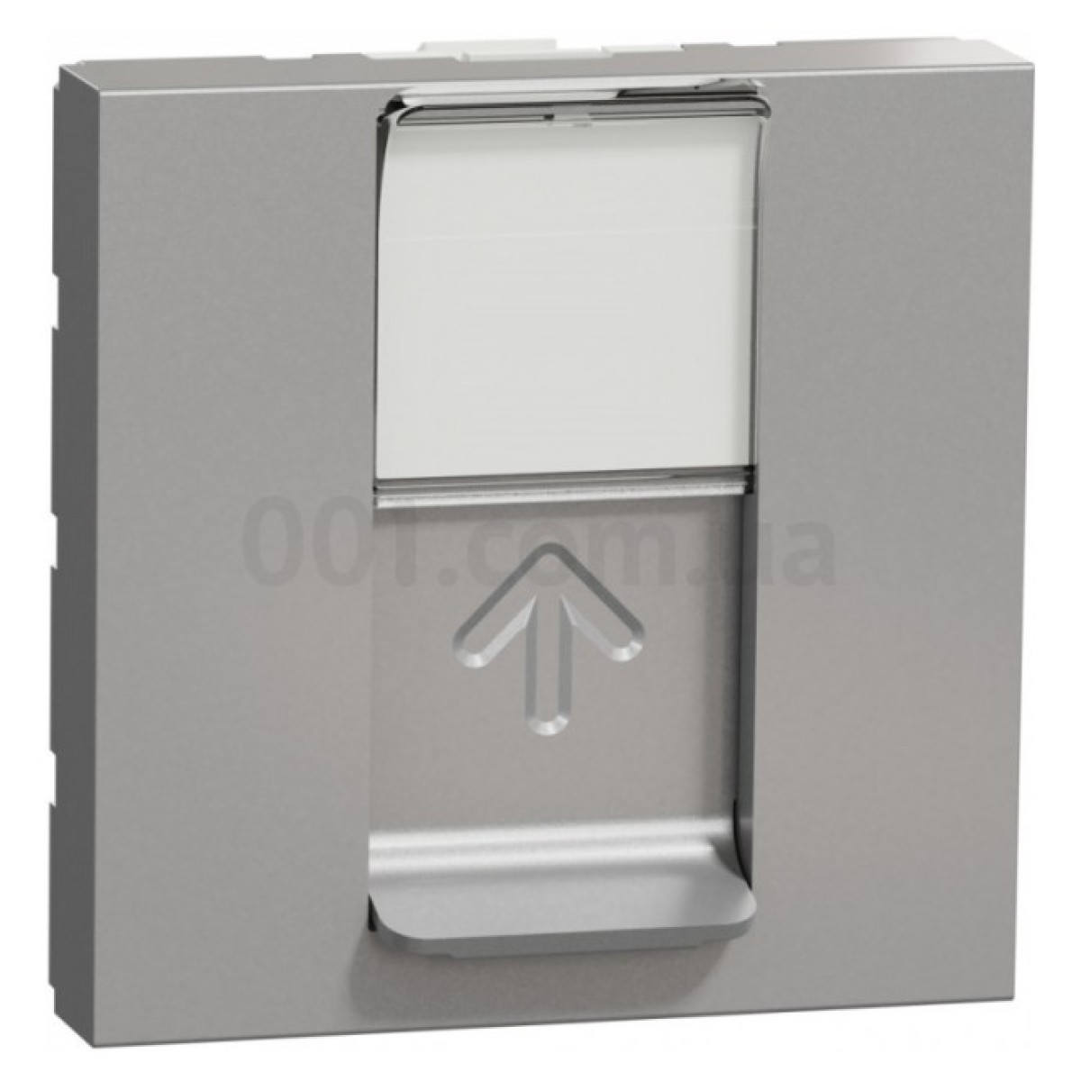 Розетка компьютерная RJ45 кат.6 UTP (2 модуля) Unica New алюминий, Schneider Electric 256_256.jpg