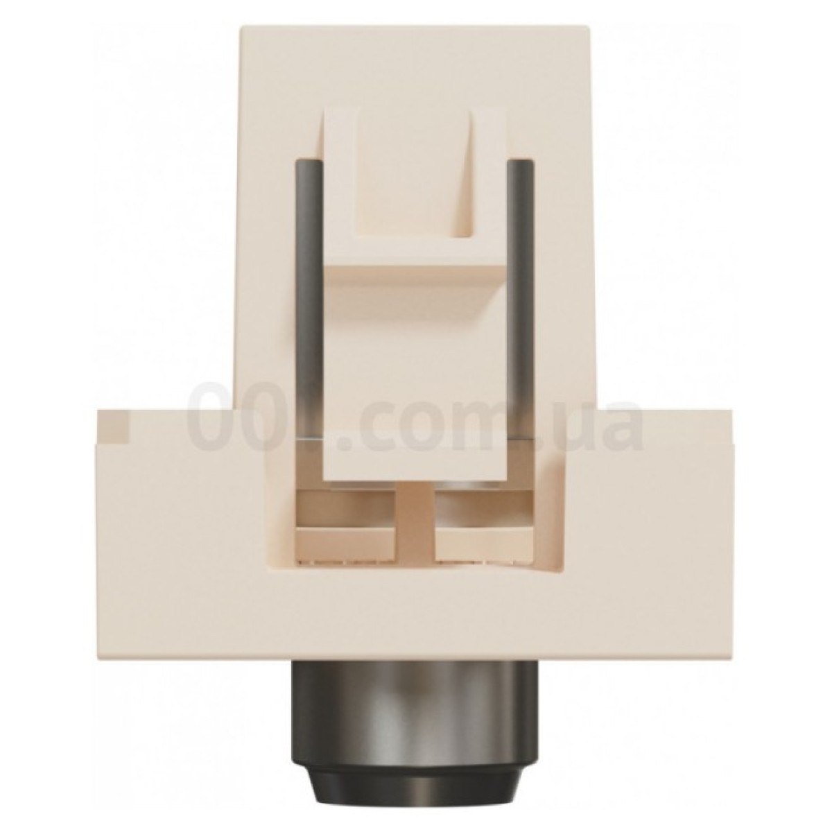 Розетка Coaxial F-type (1 модуль) Unica New бежевая, Schneider Electric 98_98.jpg - фото 6