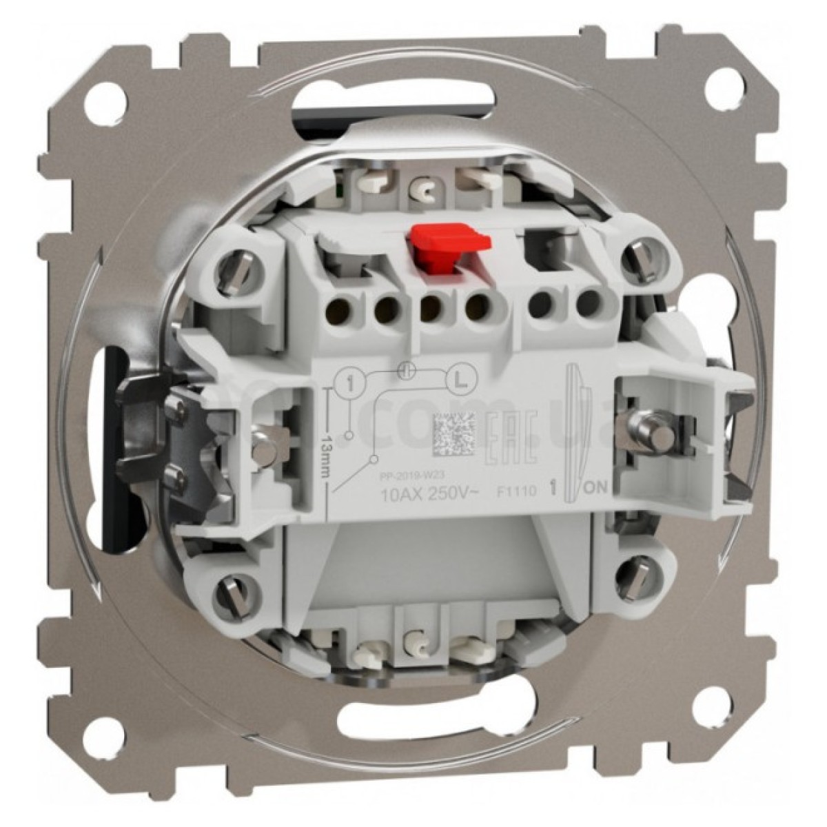 Выключатель 1-клавишный с подсветкой Sedna Design черный, Schneider Electric 98_98.jpg - фото 2