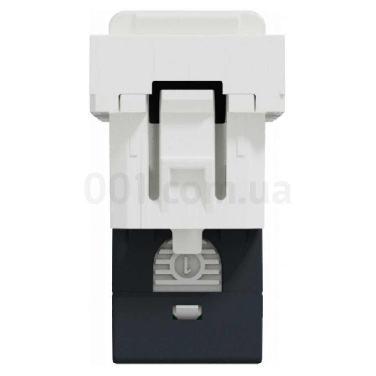 Розетка компьютерная RJ45 кат.6 UTP (1 модуль) Unica New белая, Schneider Electric 98_98.jpg - фото 7