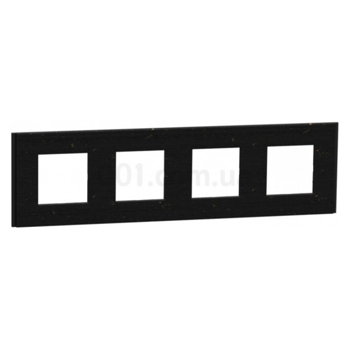 Рамка 4-постовая Unica Deco Material черная бумага, Schneider Electric 256_256.jpg