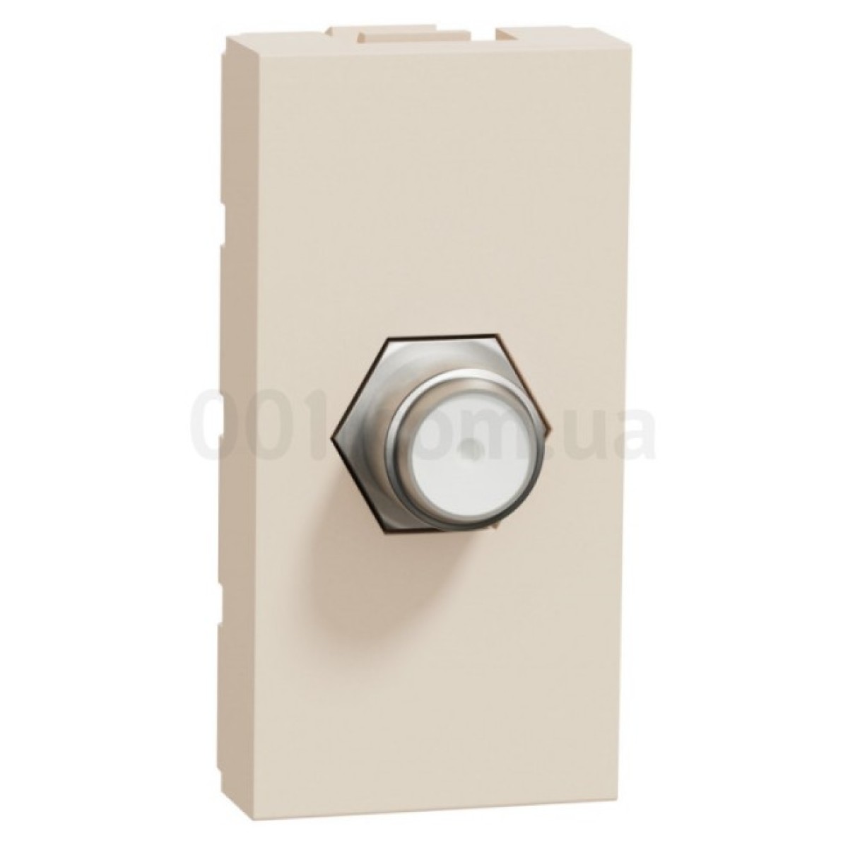 Розетка Coaxial F-type (1 модуль) Unica New бежевая, Schneider Electric 256_256.jpg