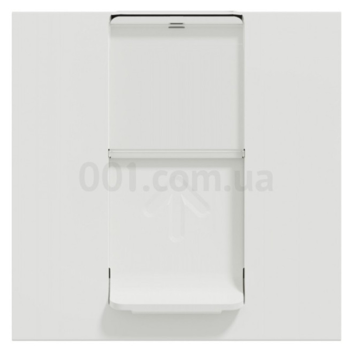 Розетка компьютерная RJ45 кат.5 STP (2 модуля) Unica New белая, Schneider Electric 98_98.jpg - фото 5