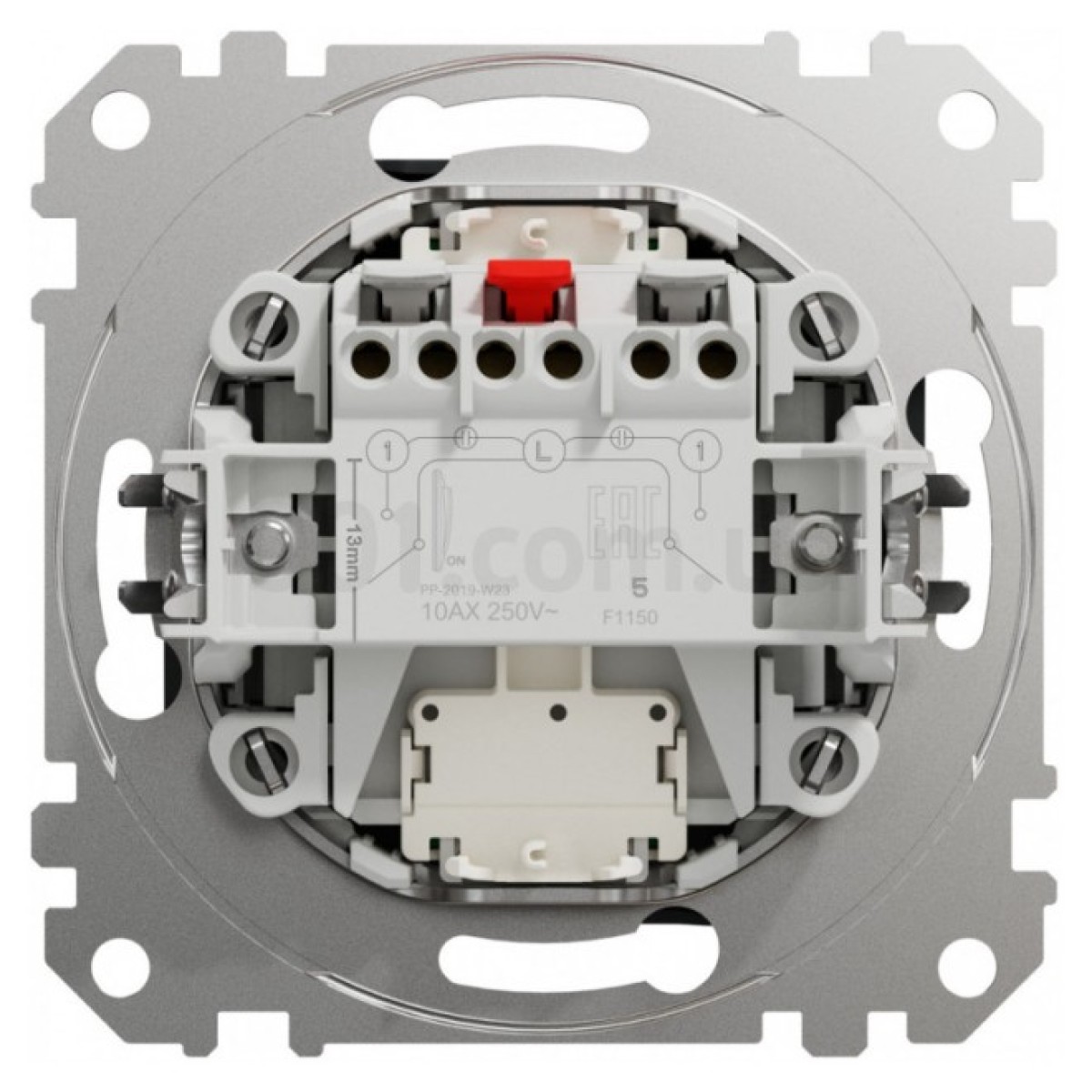 Выключатель 2-клавишный с подсветкой Sedna Design черный, Schneider Electric 98_98.jpg - фото 3