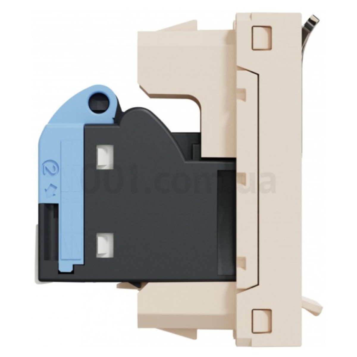 Розетка компьютерная RJ45 кат.6 UTP (1 модуль) Unica New бежевая, Schneider Electric 98_98.jpg - фото 7
