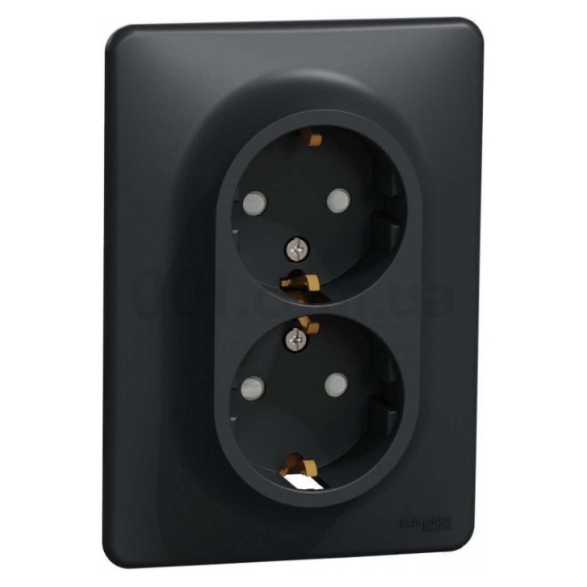 Розетка с з/к и шторками двойная Sedna Design черная, Schneider Electric 256_256.jpg
