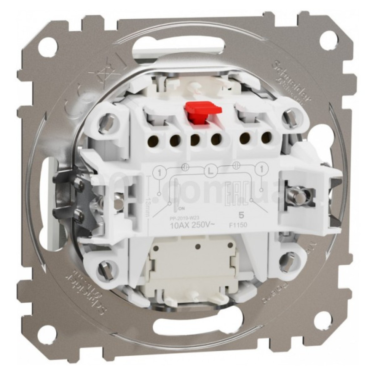 Выключатель 2-клавишный с подсветкой Sedna Design белый, Schneider Electric 98_98.jpg - фото 3