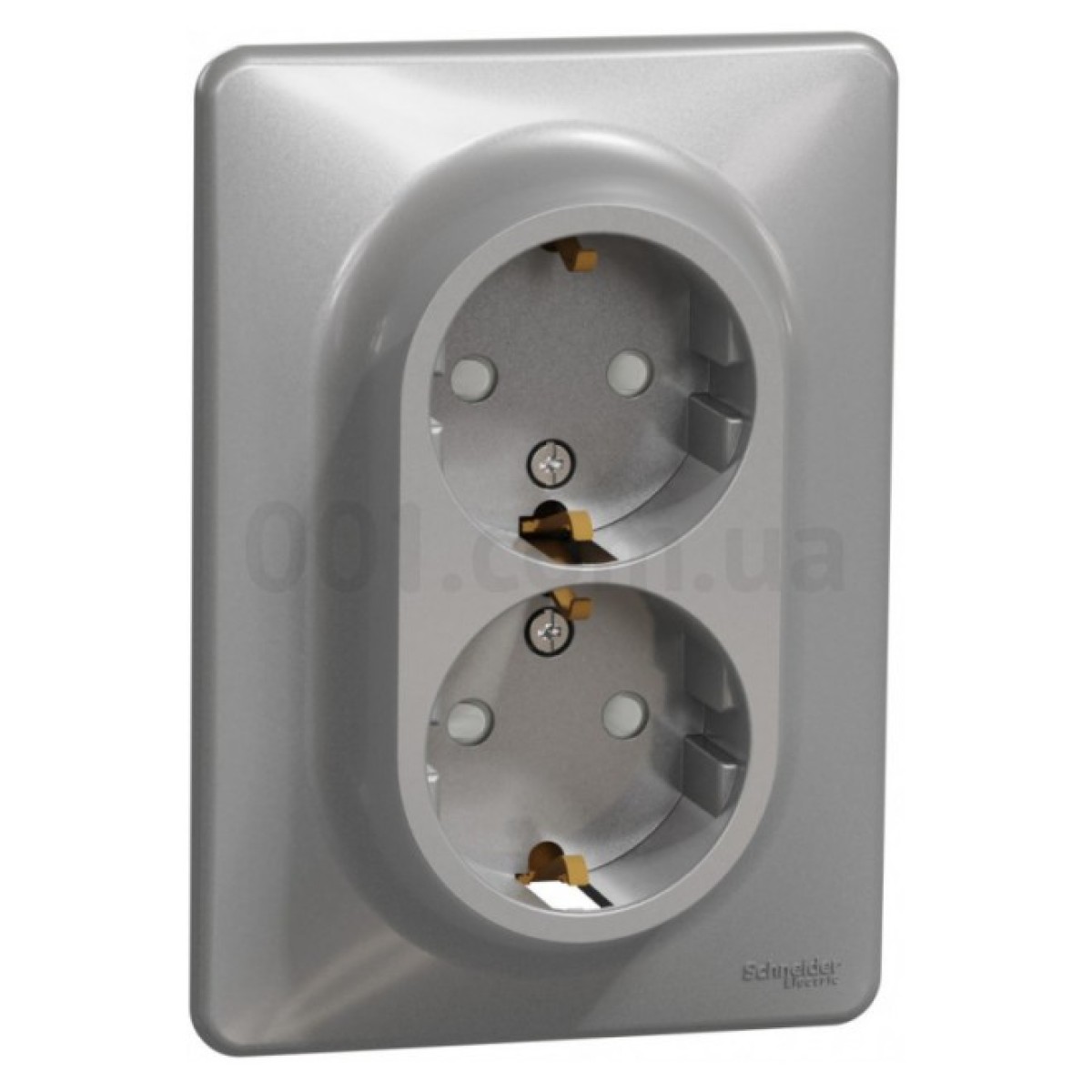 Розетка с з/к и шторками двойная Sedna Design алюминий, Schneider Electric 256_256.jpg
