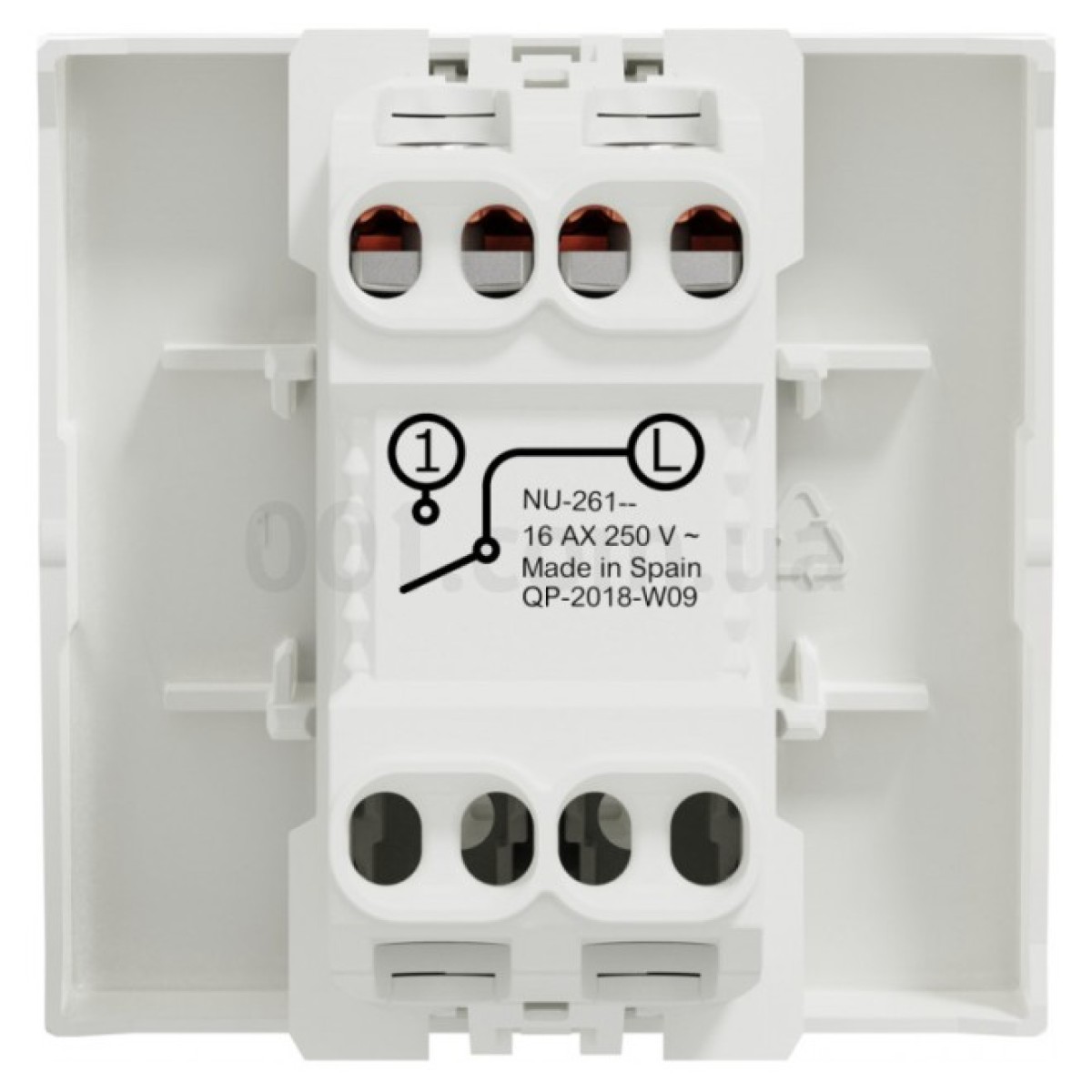 Выключатель 1-клавишный (2 модуля) 16А Unica New белый, Schneider Electric 98_98.jpg - фото 7
