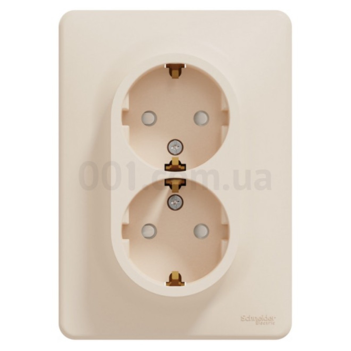 Розетка с з/к и шторками двойная Sedna Design бежевая, Schneider Electric 98_98.jpg - фото 2