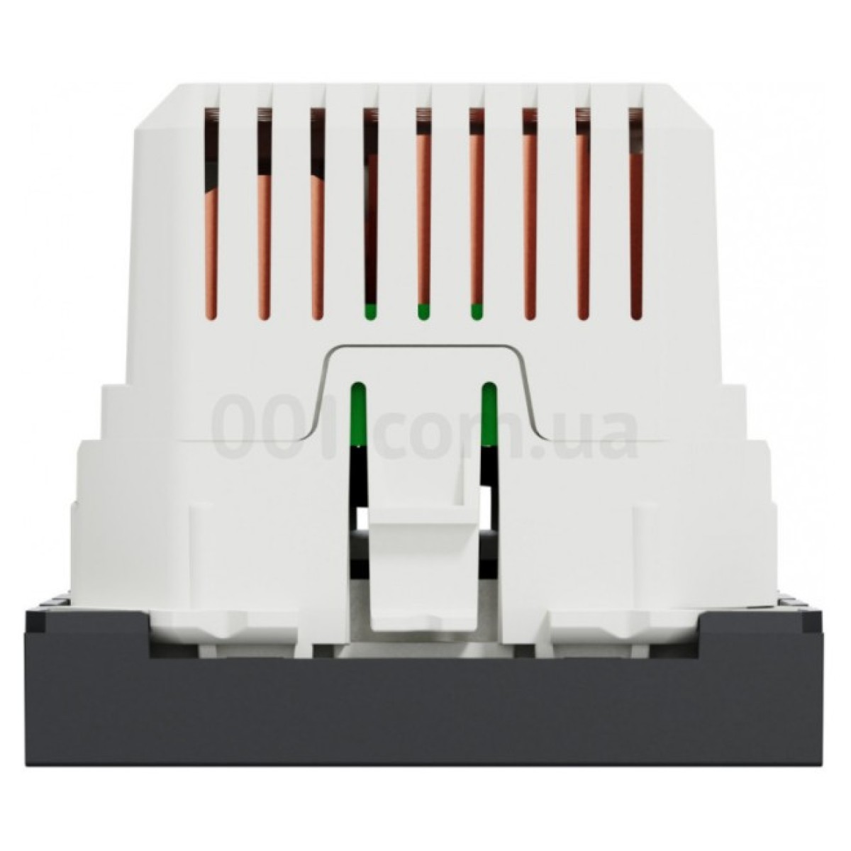 Розетка USB 2.0 двойная 2.1А тип A+A (2 модуля) Unica New антрацит, Schneider Electric 98_98.jpg - фото 4