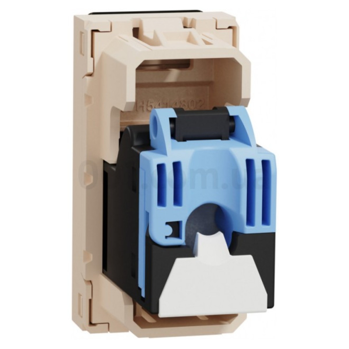 Розетка компьютерная RJ45 кат.5 UTP (1 модуль) Unica New бежевая, Schneider Electric 98_98.jpg - фото 7